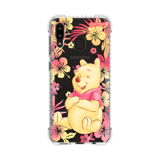 Capinha para celular  Pooh Fofo com Aquarela