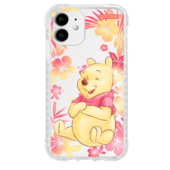 Capinha para celular  Pooh Fofo com Aquarela