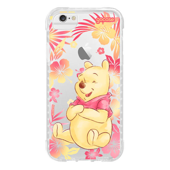 Capinha para celular  Pooh Fofo com Aquarela