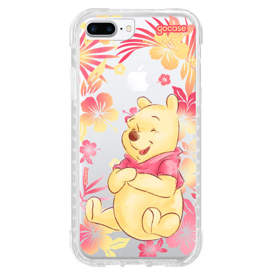 Capinha para celular  Pooh Fofo com Aquarela