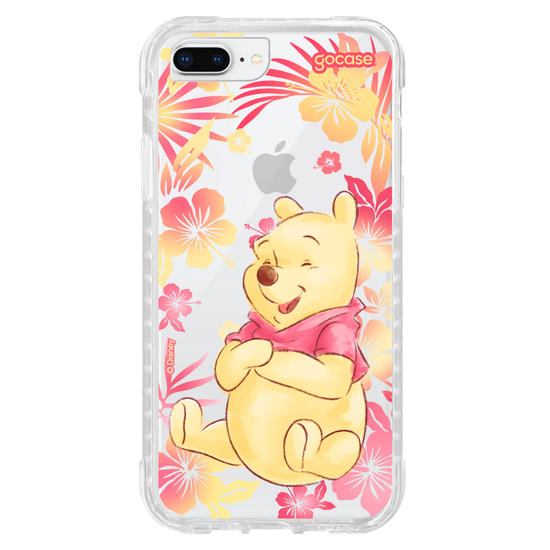 Capinha para celular  Pooh Fofo com Aquarela