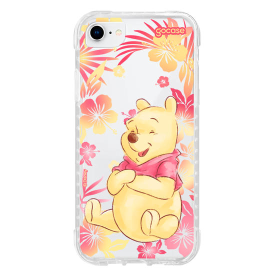 Capinha para celular  Pooh Fofo com Aquarela