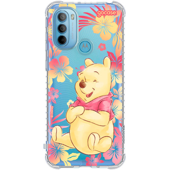Capinha para celular  Pooh Fofo com Aquarela