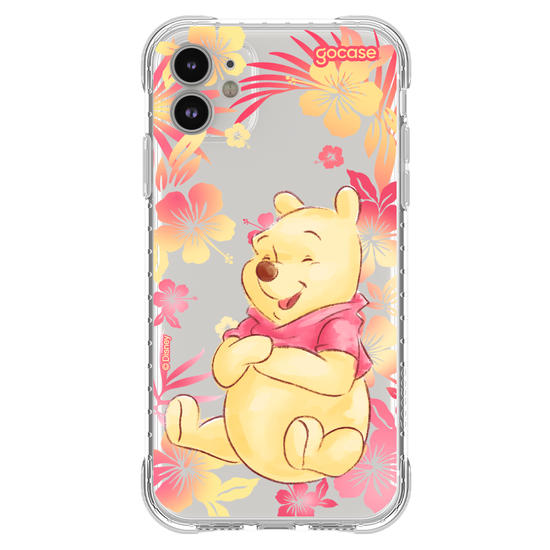 Capinha para celular  Pooh Fofo com Aquarela