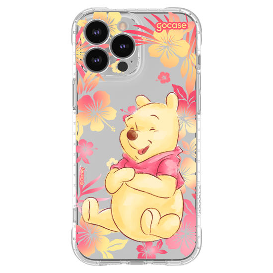 Capinha para celular  Pooh Fofo com Aquarela