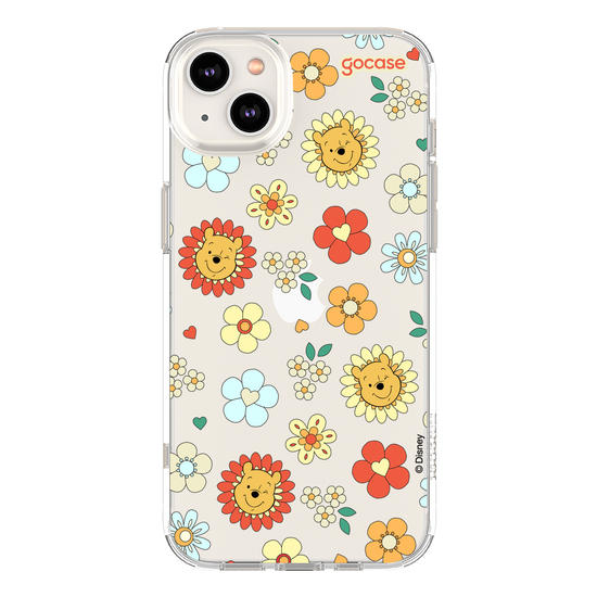 Capinha para celular  Pooh Floral 70s