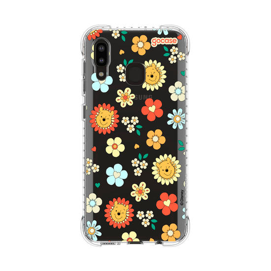 Capinha para celular  Pooh Floral 70s