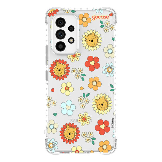 Capinha para celular  Pooh Floral 70s