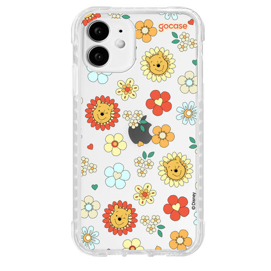 Capinha para celular  Pooh Floral 70s