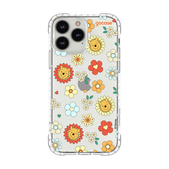 Capinha para celular  Pooh Floral 70s