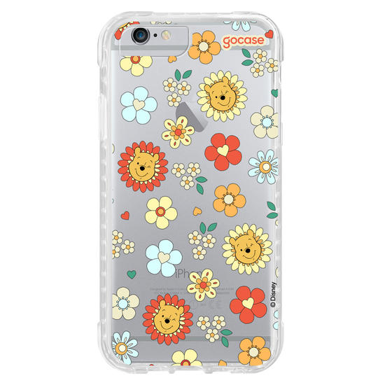 Capinha para celular  Pooh Floral 70s