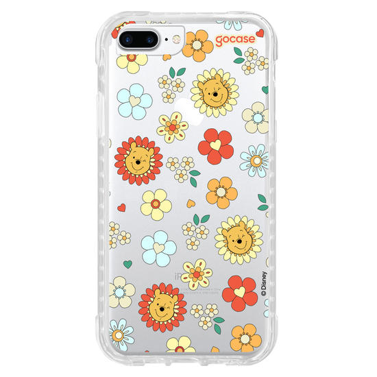 Capinha para celular  Pooh Floral 70s