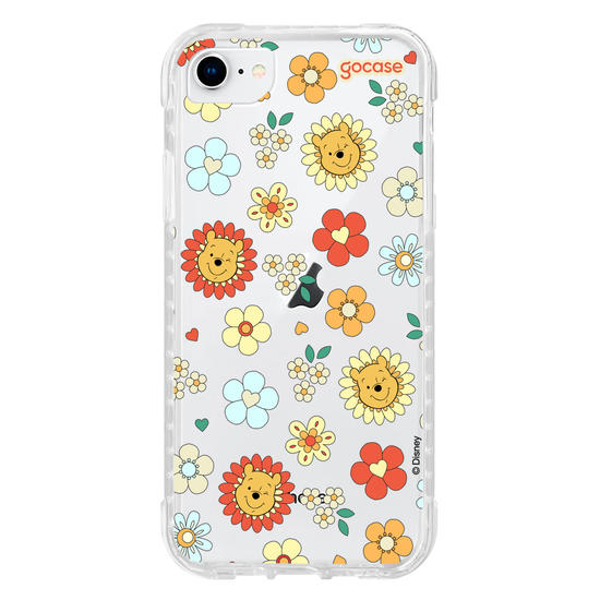Capinha para celular  Pooh Floral 70s