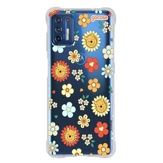 Capinha para celular  Pooh Floral 70s