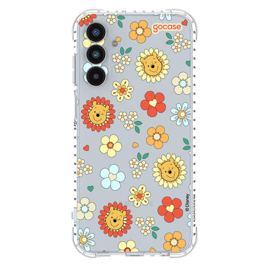 Capinha para celular  Pooh Floral 70s