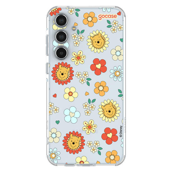 Capinha para celular  Pooh Floral 70s
