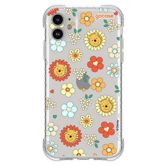 Capinha para celular  Pooh Floral 70s