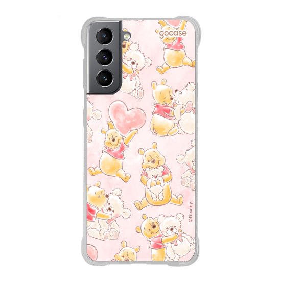 Capinha para celular  Winnie the Pooh - Pooh Loves Teddy