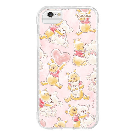 Capinha para celular  Winnie the Pooh - Pooh Loves Teddy