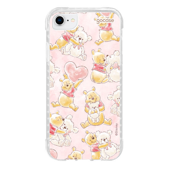 Capinha para celular  Winnie the Pooh - Pooh Loves Teddy