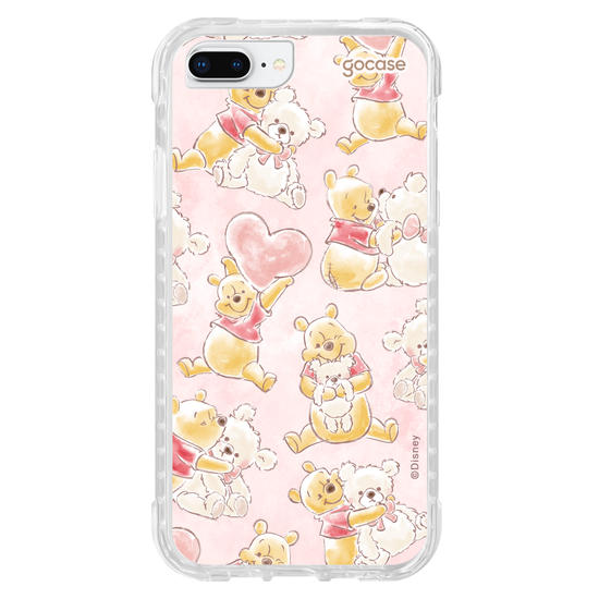 Capinha para celular  Winnie the Pooh - Pooh Loves Teddy