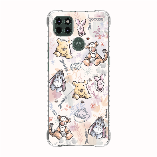 Capinha para celular  Ursinho Pooh - Watercolor Nature