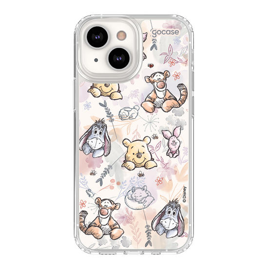 Capinha para celular  Ursinho Pooh - Watercolor Nature