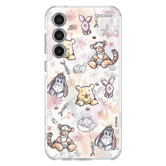 Capinha para celular  Ursinho Pooh - Watercolor Nature