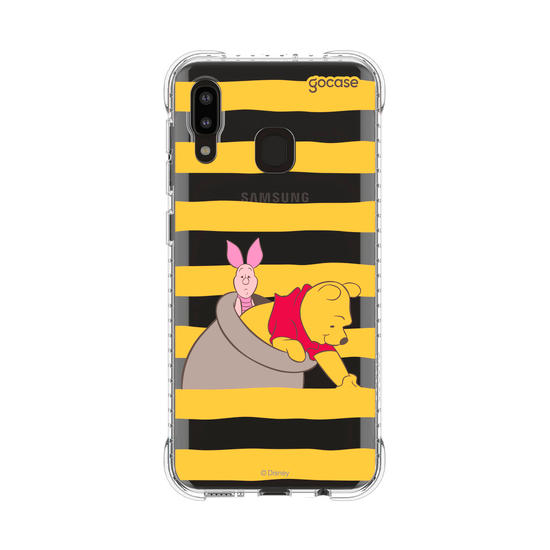 Capinha para celular  Ursinho Pooh - Mel e Listrinhas