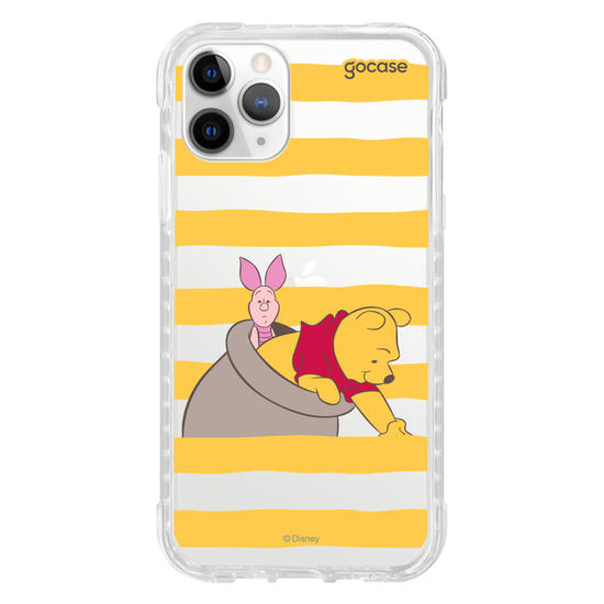 Capinha para celular  Ursinho Pooh - Mel e Listrinhas