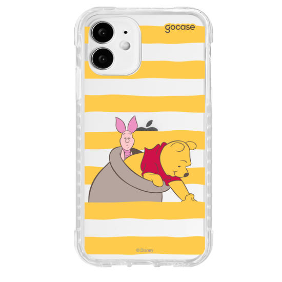 Capinha para celular  Ursinho Pooh - Mel e Listrinhas