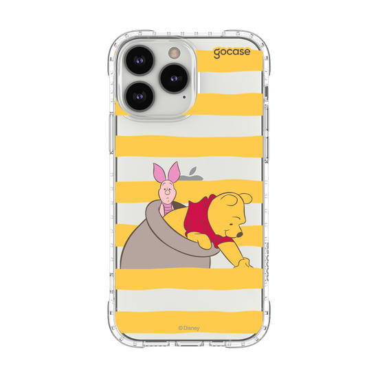 Capinha para celular  Ursinho Pooh - Mel e Listrinhas