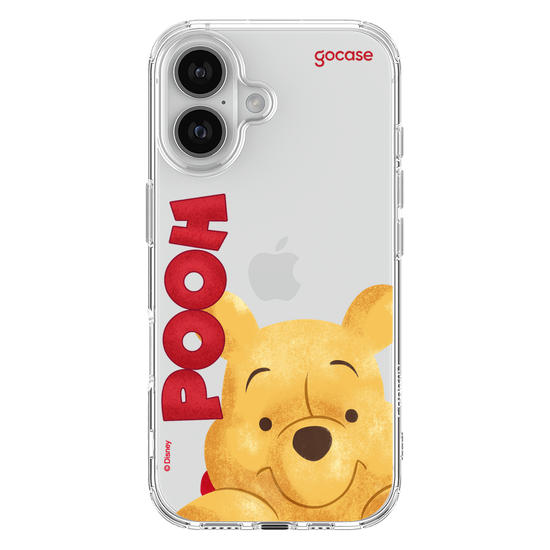 Capinha para celular  Pooh - Big Face Name