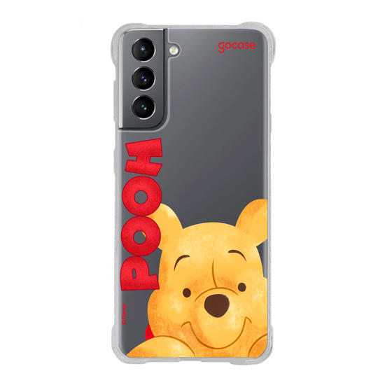 Capinha para celular  Pooh - Big Face Name