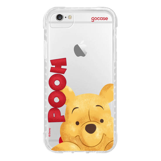 Capinha para celular  Pooh - Big Face Name
