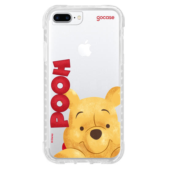 Capinha para celular  Pooh - Big Face Name