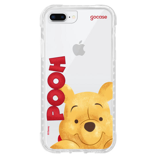 Capinha para celular  Pooh - Big Face Name