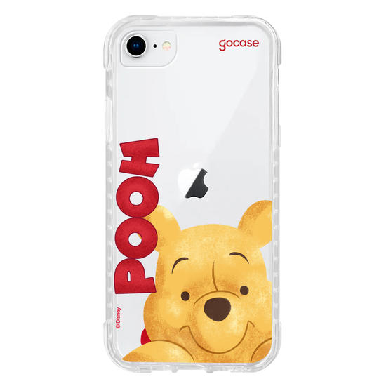 Capinha para celular  Pooh - Big Face Name