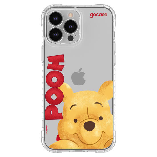 Capinha para celular  Pooh - Big Face Name