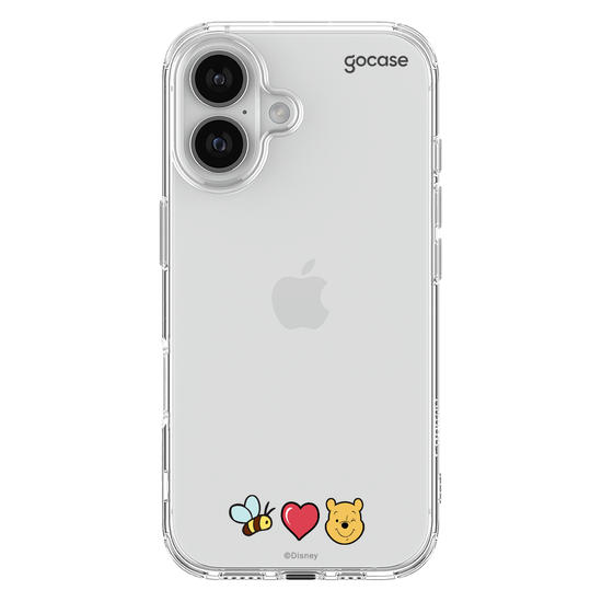 Capinha para celular Bee, Love e Pooh