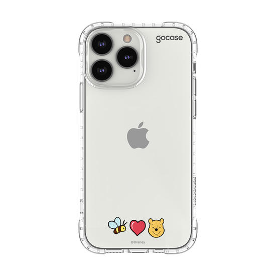 Capinha para celular Bee, Love e Pooh