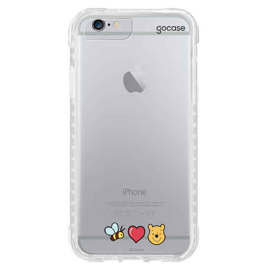 Capinha para celular Bee, Love e Pooh