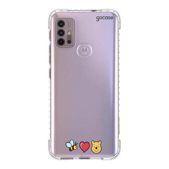 Capinha para celular Bee, Love e Pooh