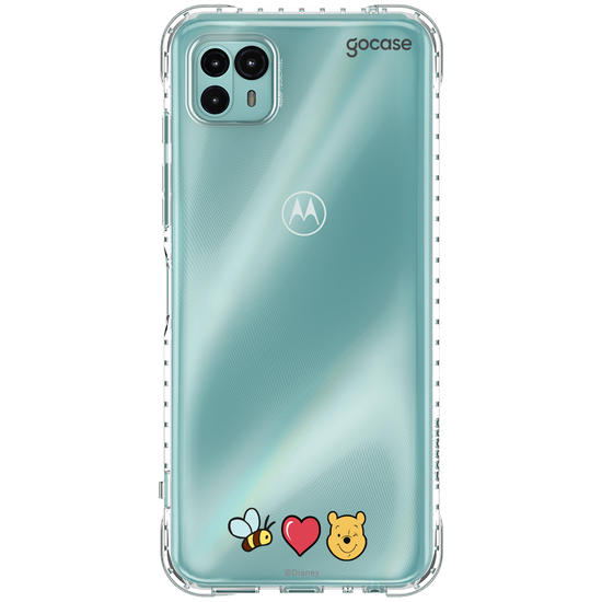 Capinha para celular Bee, Love e Pooh