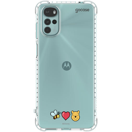 Capinha para celular Bee, Love e Pooh