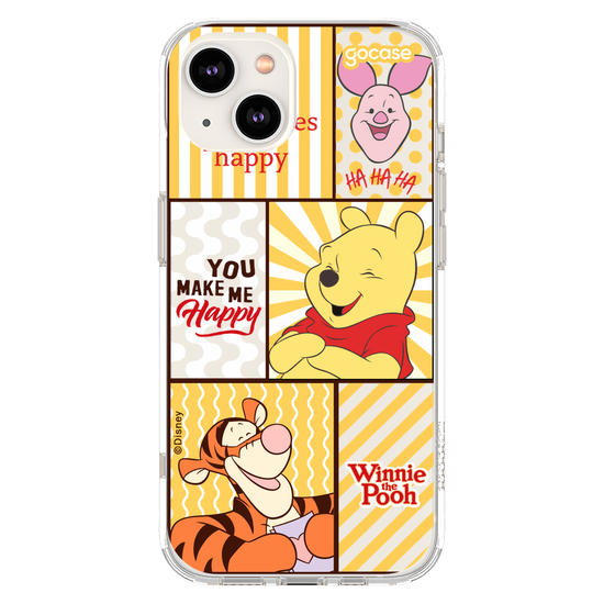 Capinha para celular  Turma do Pooh - You Make Me Happy