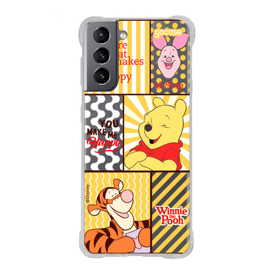 Capinha para celular  Turma do Pooh - You Make Me Happy