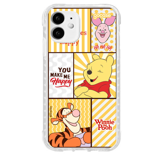 Capinha para celular  Turma do Pooh - You Make Me Happy
