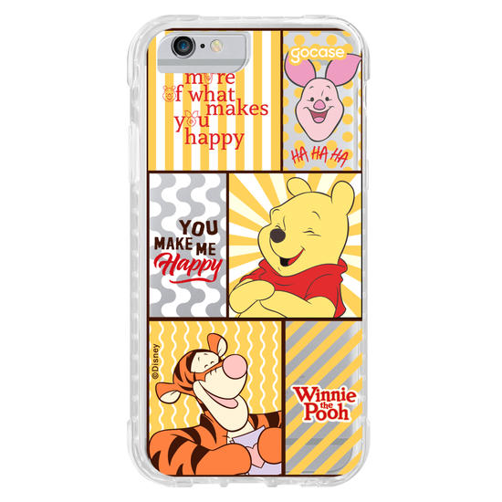 Capinha para celular  Turma do Pooh - You Make Me Happy
