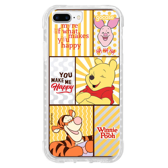 Capinha para celular  Turma do Pooh - You Make Me Happy